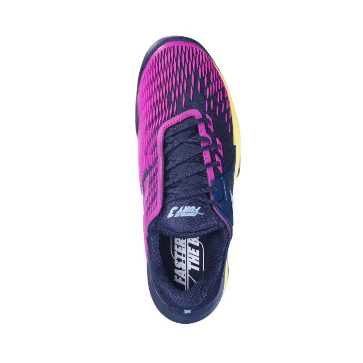 Babolat | Propulse Fury 3 Clay Men's Shoes-Dark Blue / Pink Aero